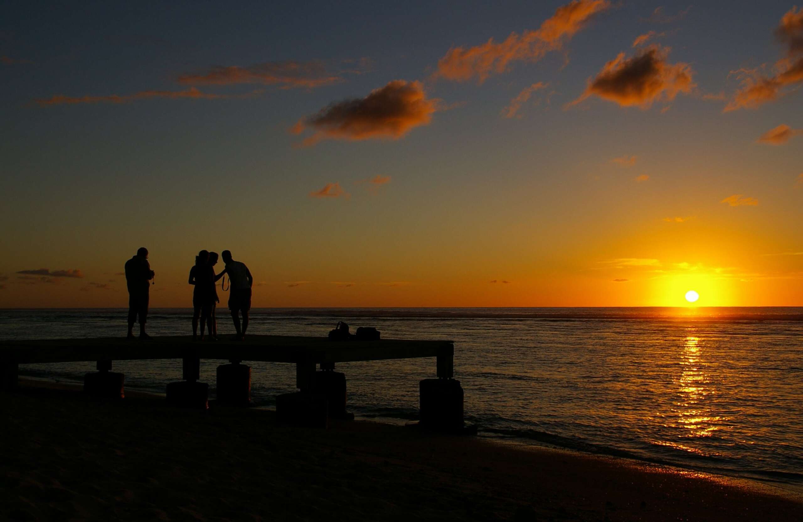 Sunset on Reunion Island scaled